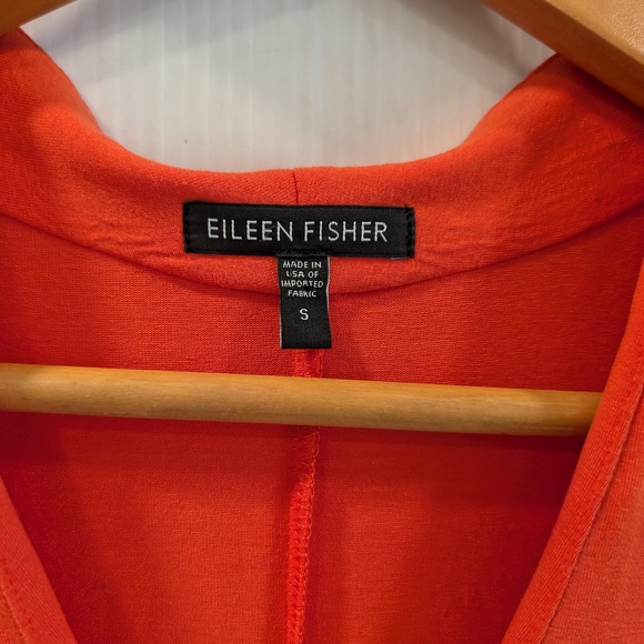 EILEEN FISHER Womens Lightweight Viscose Jersey Stretch Drape V-neck Dress - Picture 4 of 11